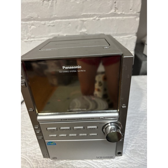 Panasonic SA-PM16 CD Stereo System 5 Disc Changer - Unit Only - Tested - Picture 1 of 10
